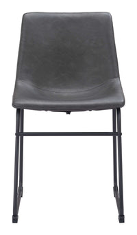 Zuo Modern Smart Dining Chair in Black/Ivory/Charcoal