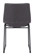 Zuo Modern Smart Dining Chair in Black/Ivory/Charcoal