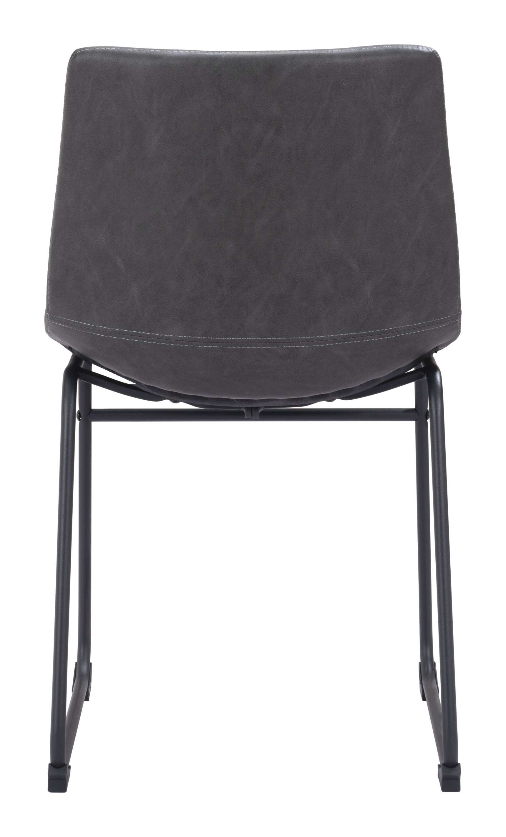 Zuo Modern Smart Dining Chair in Black/Ivory/Charcoal