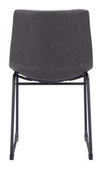 Zuo Modern Smart Dining Chair in Black/Ivory/Charcoal