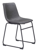 Zuo Modern Smart Dining Chair in Black/Ivory/Charcoal
