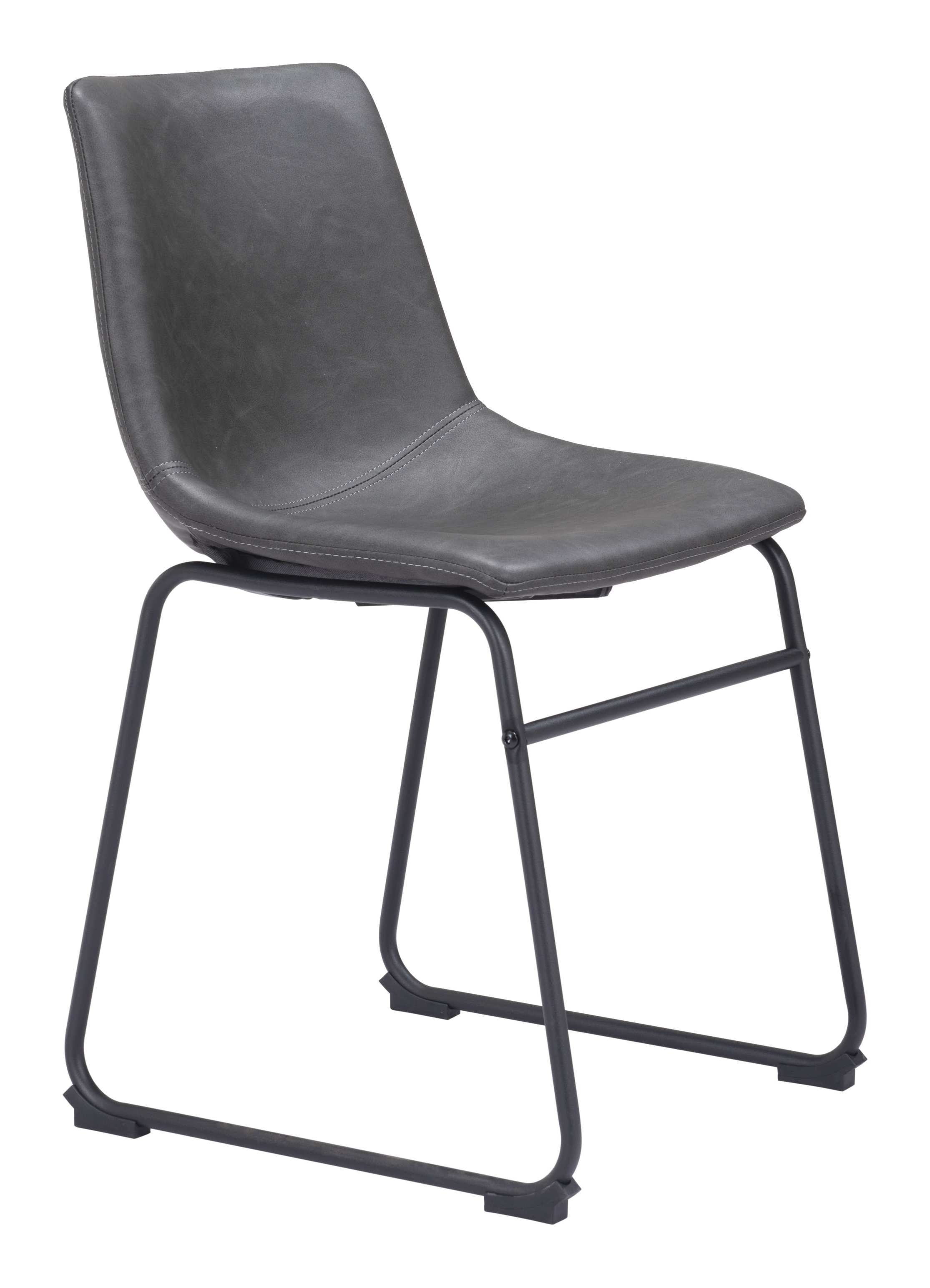 Zuo Modern Smart Dining Chair in Black/Ivory/Charcoal