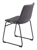 Zuo Modern Smart Dining Chair in Black/Ivory/Charcoal