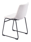 Zuo Modern Smart Dining Chair in Black/Ivory/Charcoal