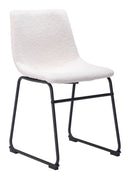 Zuo Modern Smart Dining Chair in Black/Ivory/Charcoal