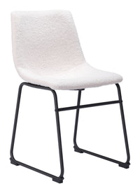 Zuo Modern Smart Dining Chair in Black/Ivory/Charcoal
