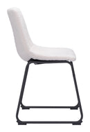 Zuo Modern Smart Dining Chair in Black/Ivory/Charcoal