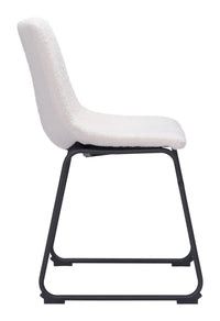 Zuo Modern Smart Dining Chair in Black/Ivory/Charcoal