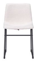 Zuo Modern Smart Dining Chair in Black/Ivory/Charcoal