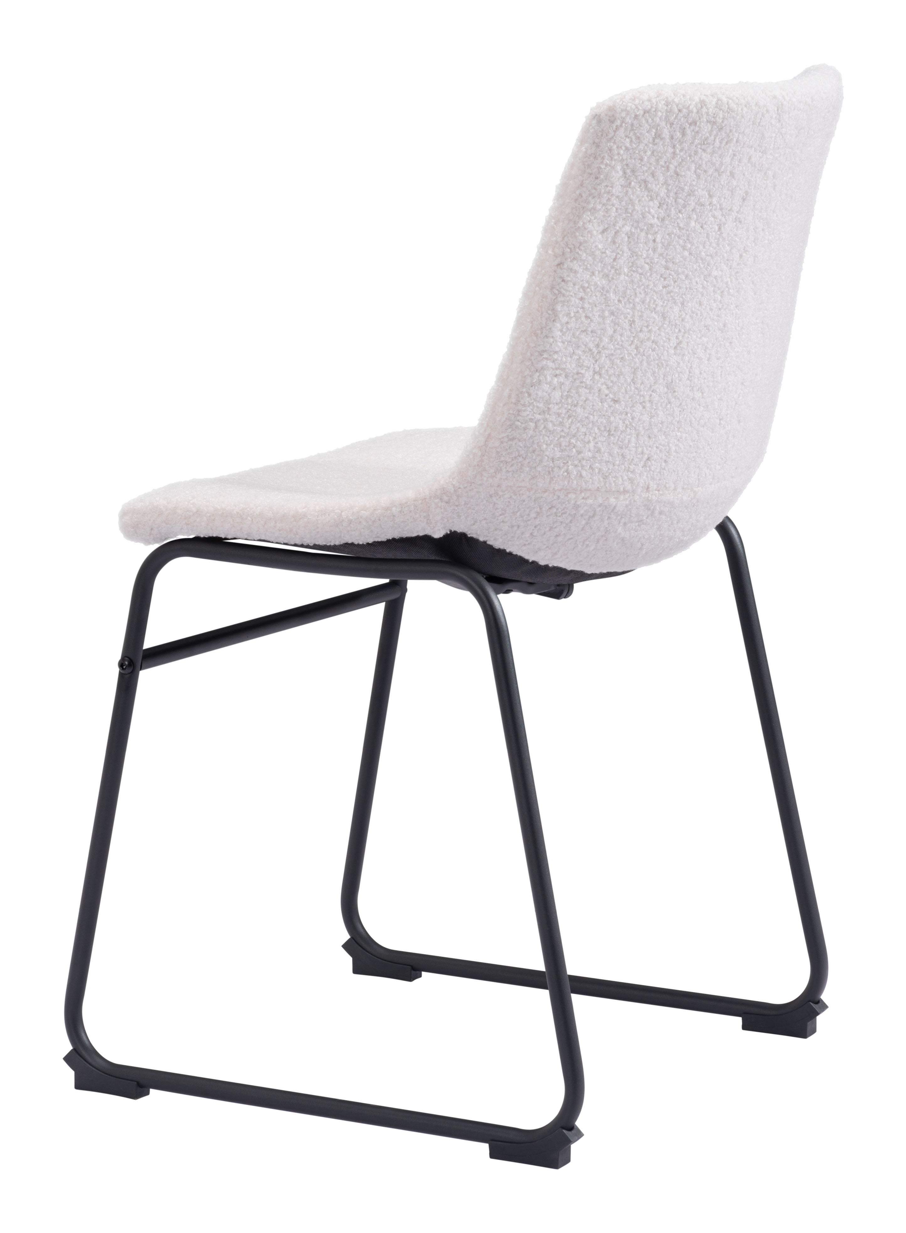 Zuo Modern Smart Dining Chair in Black/Ivory/Charcoal