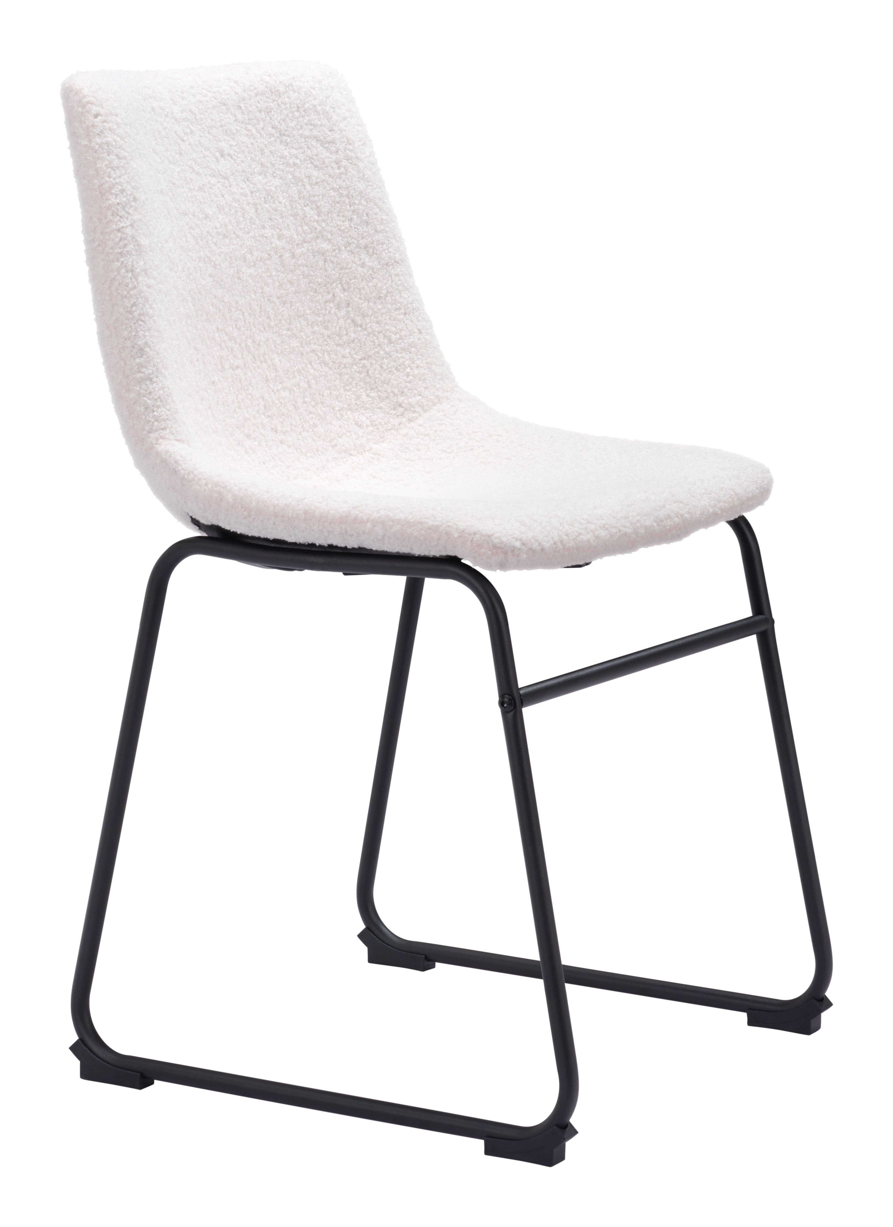 Zuo Modern Smart Dining Chair in Black/Ivory/Charcoal