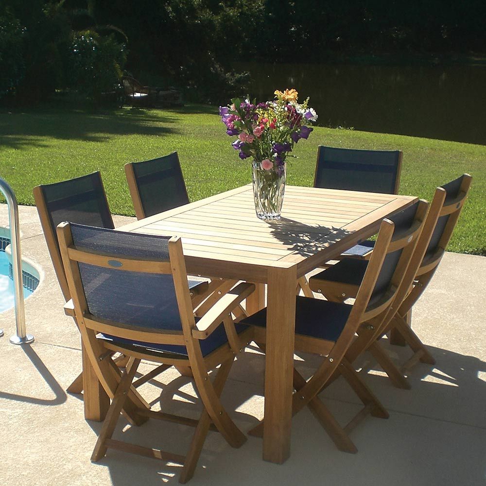 Royal Teak Sailmate Folding Arm Chair