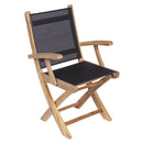 Royal Teak Sailmate Folding Arm Chair