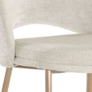 Sunpan Radella Dining Chair Bergen French Blue / Bergen Taupe