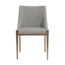 Sunpan Dionne Dining Chair in Monument Oatmeal / Monument Pebble