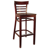 H&D Seating Steakhouse Style Wood Barstool