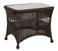 Woodard Sommerwind Side Table with Glass Top