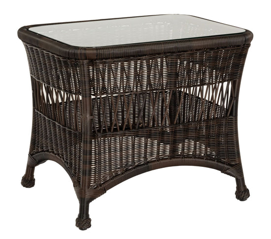 Woodard Sommerwind Side Table with Glass Top
