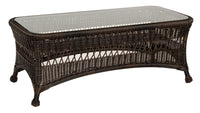 Woodard Sommerwind Coffee Table with Glass Top