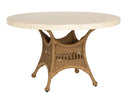 Woodard Sommerwind 48" Round Stone Top Umbrella Table