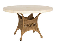 Woodard Sommerwind 48" Round Stone Top Umbrella Table