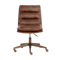 Sunpan Stinson Office Chair Bravo Black / Cognac / Cream