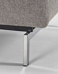 Innovation Living Dublexo Sofa With Arms in Dark Wood/Stainless Steel
