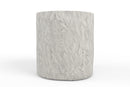 Sunset West Antique Stone Round End Table