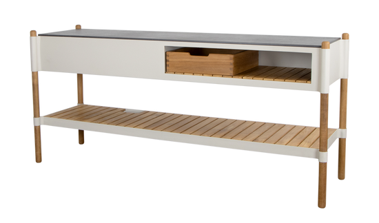Cane-Line Sticks Kitchen Module with Teak Shelf