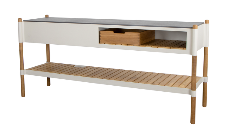 Cane-Line Sticks Kitchen Module with Teak Shelf