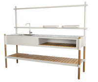 Cane-Line Sticks Kitchen Module Wall System