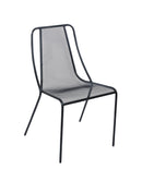 BFM Seating Kingston Side Chair - Powder Coated Steel - Black
