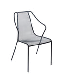 BFM Seating Kingston Armchair - Powder Coated Steel - Black