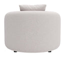 Zuo Modern Sunny Isles Accent Chair in Beige