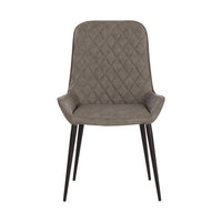 Sunpan Iryne Dining Chair in Bounce Nut / Bounce Smoke / Bounce Stone - Set of Two