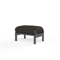 Sunset West Monterey Aluminum Ottoman with Cushion