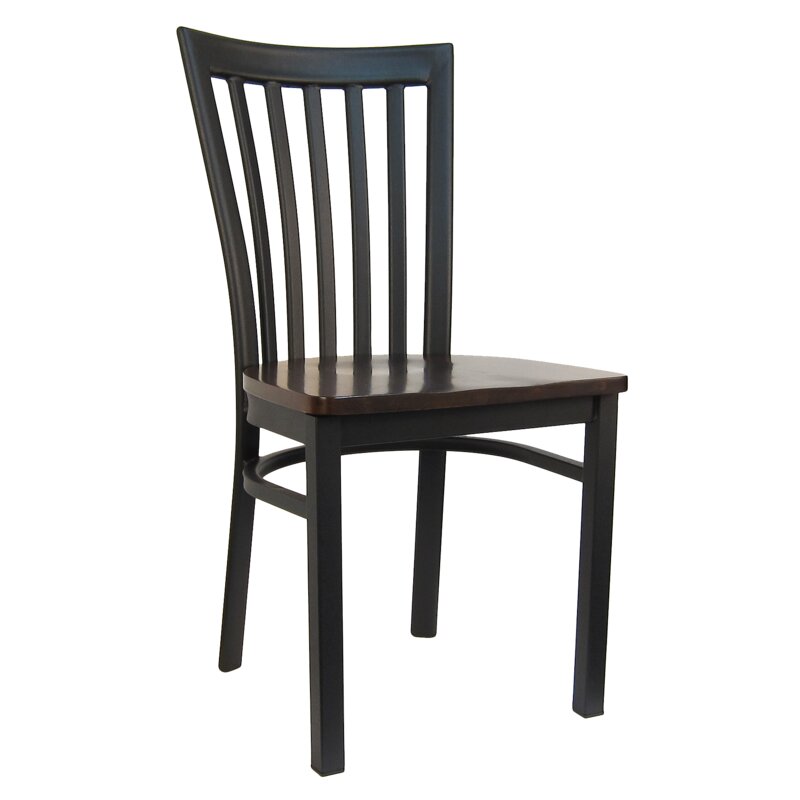 H&D Seating Schoolhouse Slat Back Metal Chair - Set of 2