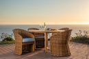 Sunset West Natural Teak 56" Round Dining Table