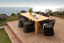 Sunset West Natural Teak 96" Dining Table