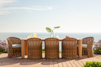 Sunset West Natural Teak 96" Dining Table