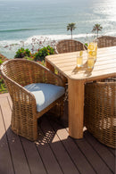 Sunset West Natural Teak 96" Dining Table