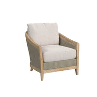 Sunset West Cambria Club Chair in Canvas Canvas with Self Welt