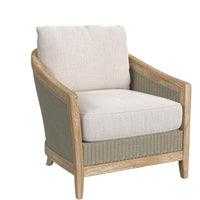 Sunset West Cambria Club Chair in Canvas Canvas with Self Welt