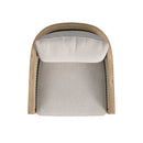 Sunset West Cambria Club Chair in Canvas Canvas with Self Welt