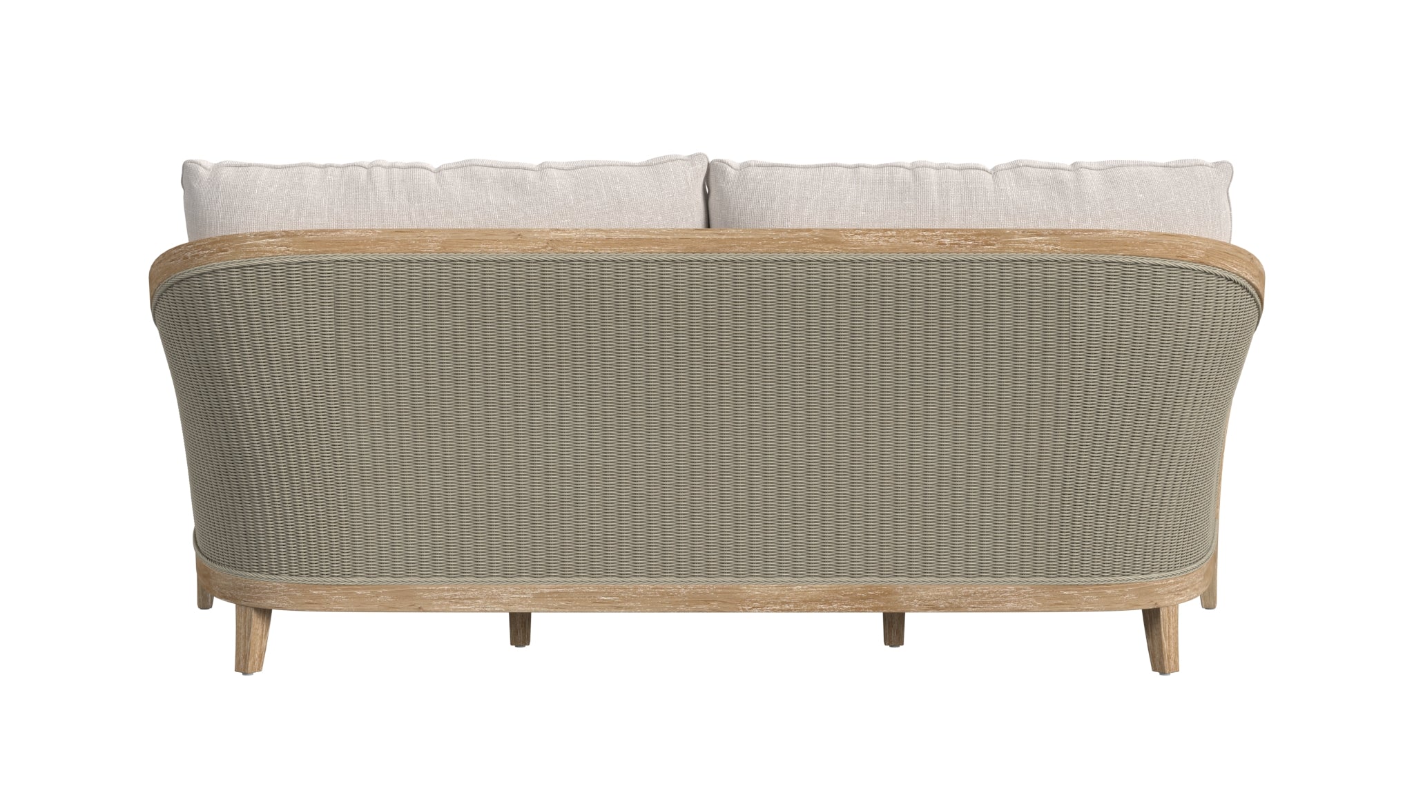 Sunset West Cambria Sofa in Canvas Canvas with Self Welt
