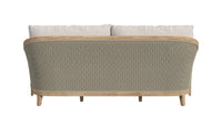 Sunset West Cambria Sofa in Canvas Canvas with Self Welt