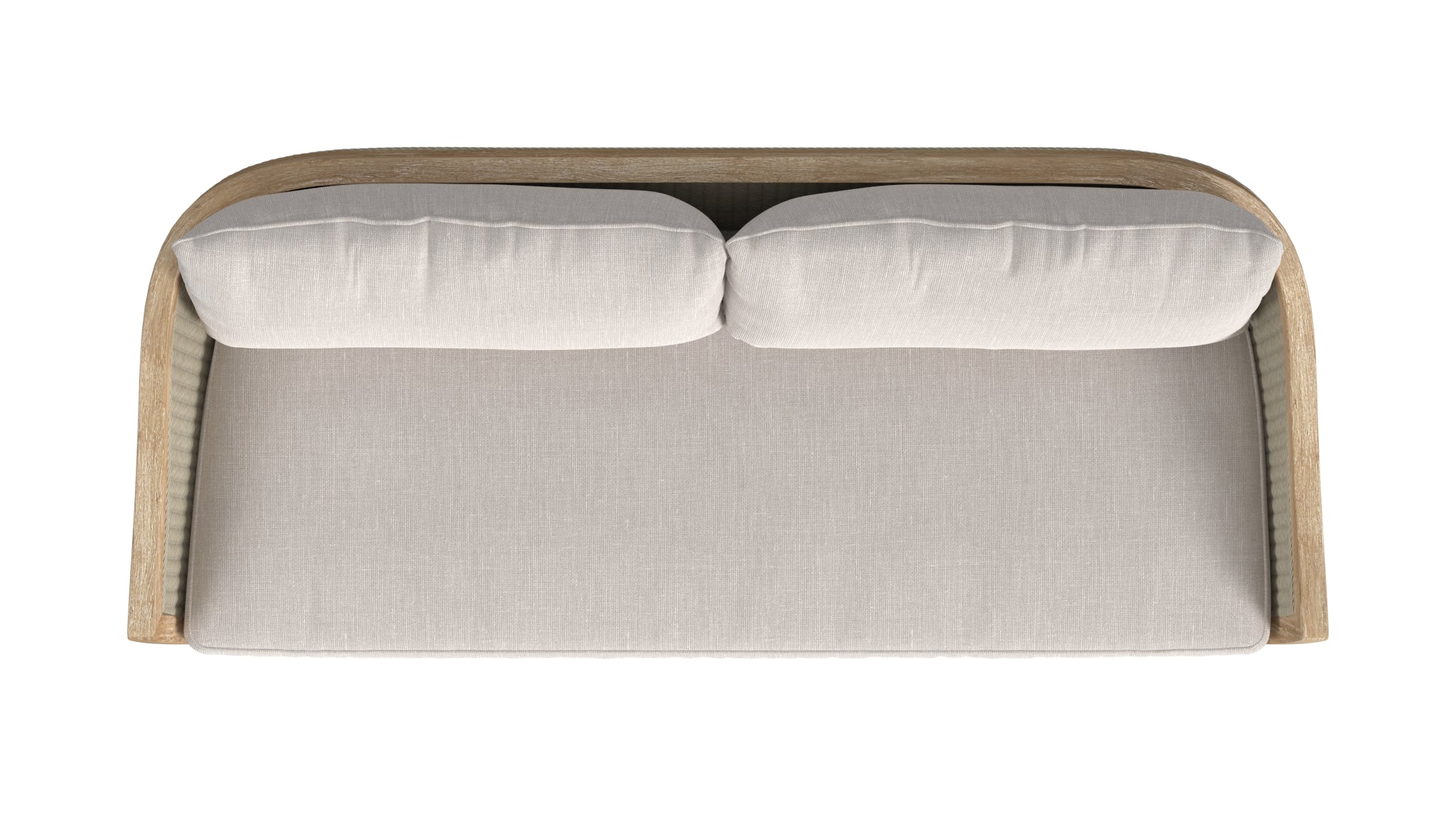 Sunset West Cambria Sofa in Canvas Canvas with Self Welt