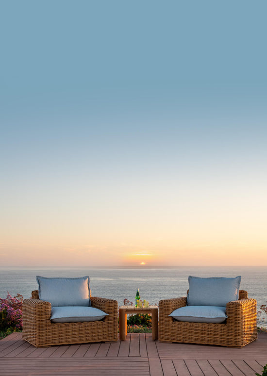 Sunset West Playa Oversized Swivel Club Chair in Soothe Pearl with Flange Welt