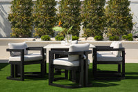 Sunset West Malibu Dining Chair in Cast Silver - No Welt