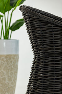 Sunset West Cabo Dining Chair in Soothe Pearl with Flange Welt
